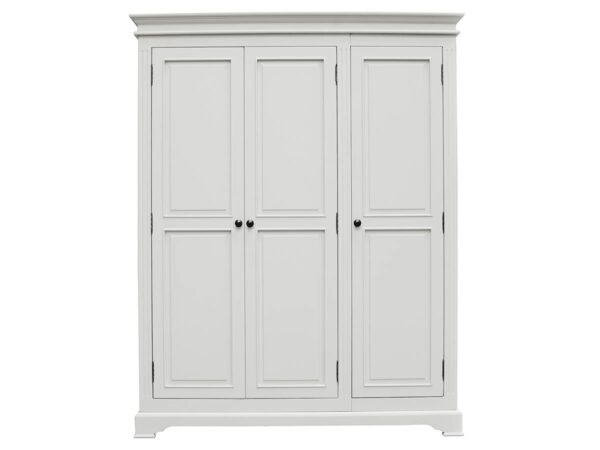 Deauville Dove Grey 3 Door Wardrobe Morgan Doyles