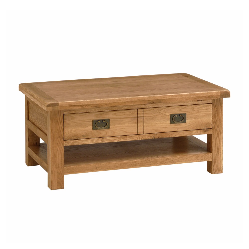  Argos home devon solid pine coffee table walnut effect Solid Pine Coffee Table With Drawers