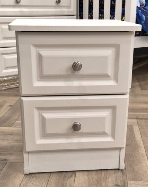 Avoca White 2 Drawer Locker
