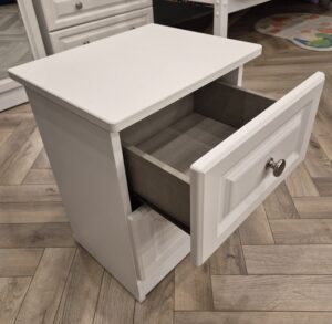 Avoca White 3 Drawer Locker