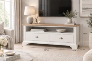 Hampstead Two Tone Entertainment Unit