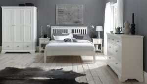 Hampstead White Triple Wardrobe