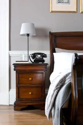 Normandie 3 Drawer Bedside Locker