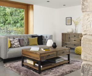 Nixon 2 Drawer Coffee Table