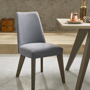 Avalon Aged and Weathered Oak Slate Blue Chair