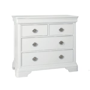 Chantilly White 2+2 Drawer Chest