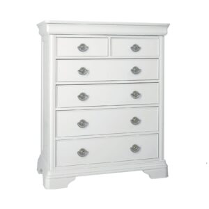 Chantilly White 2+4 Drawer Chest