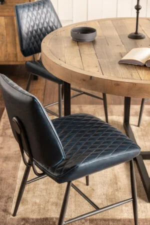 Dalton Dining Chair Dark Blue