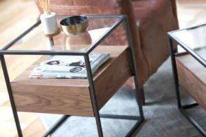 Panama Walnut Lamp Table