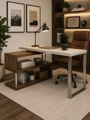 Petra Corner Desk