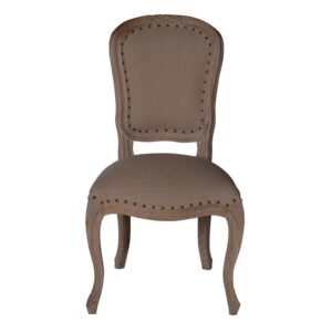 Sofia Upholstered Back Dining Chair Rustic Brown