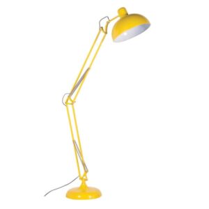 Yellow Floor Angle Lamp