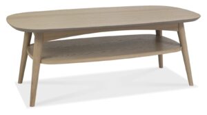 Dansk Scandi Oak Coffee Table With Shelf