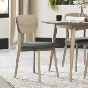 Dansk Scandi Oak Veneer Back Chair