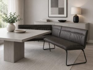 Cooper Corner Bench Right Grey