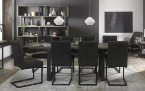 Tivoli Weathered Oak 6-8ft Ext. Dining Table