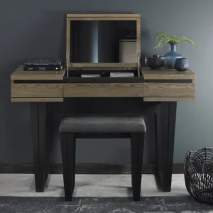 Tivoli Weathered Oak Dressing Table Stool