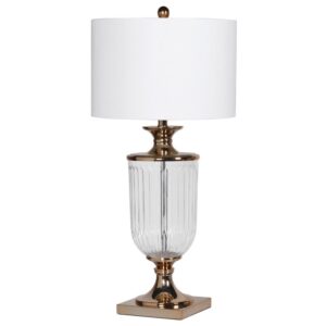 Glass Urn Lamp with Shade