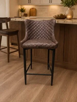 Danny Counter Stool Brown PU
