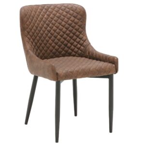Danny Dining Chair Brown PU
