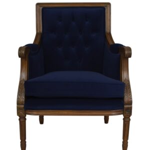 Occasional Chair – Navy Velvet