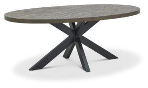 Ellipse Fumed Oak 6 Seater Dining Table
