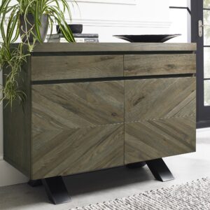 Ellipse Fumed Oak Sideboard