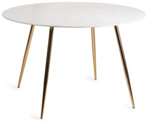 Francesca Dining Table with Gold Legs