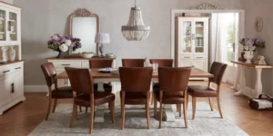 Glenart Two Tone 6-8' Dining Table
