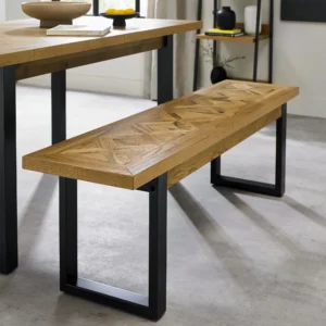 Killowen Rustic Oak Bench