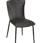Baker Ella Dining Chair in Dark Grey PU