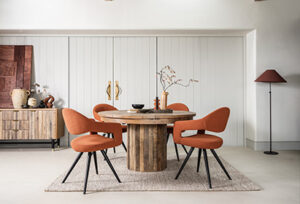 Fairmont Round Ext. Dining table 135-185cm FM03