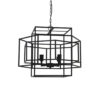 Dalisia 4 Light Hanging Lamp Matt Black