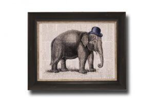Elephant In A Bowler