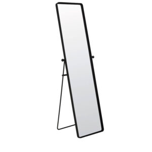 Feride Mirror Matt Black 45x180cm