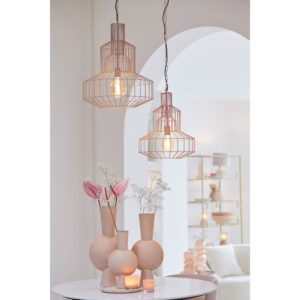 Fynn Hanging Lamp Light Pink 40x47cm
