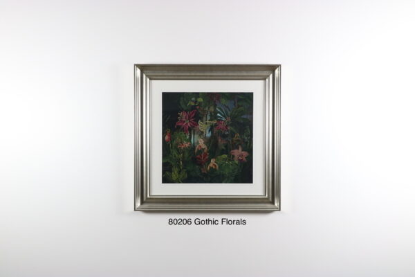 Gothic florals artwork