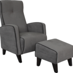 Kelvin Armchair & Footstool for the perfect living room.