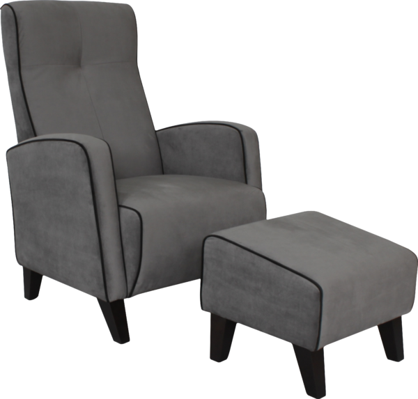 Kelvin Armchair & Footstool for the perfect living room.