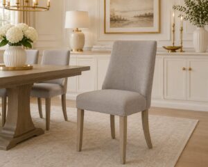 Rosa Dining Chair Sand Linen