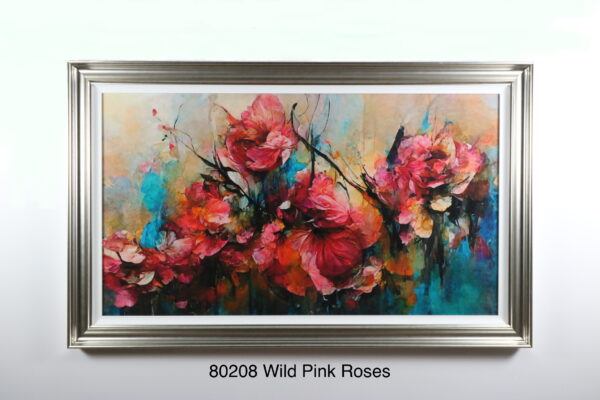 Wild Pink Roses Artwork