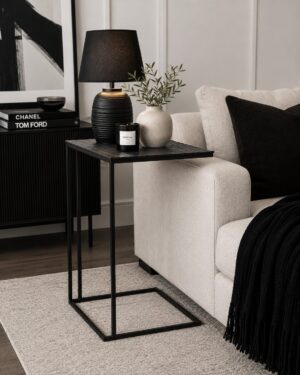 Macy Side Table Matt Black