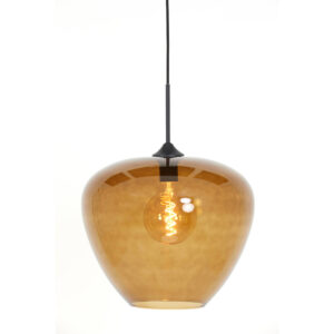 Mayson Hanging Lamp Brown Glass 40x34cm