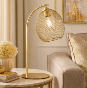 Moroc Table Lamp Gold 20x50cm