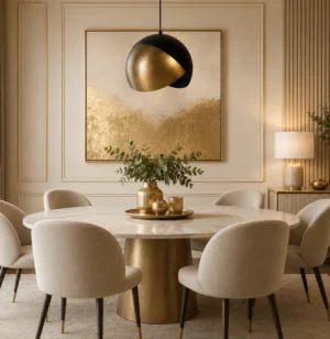 Namco Hanging Lamp Antique Bronze and Matt black 30x25cm