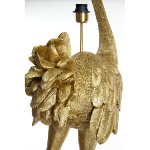 Ostrich Floor Lamp Antique Bronze 62x146cm