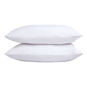 The Linen Consultancy Cotton Sateen Housewife Pillowcase Pair