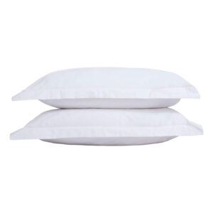 The Linen Consultancy Cotton Sateen Oxford Pillowcase (single)
