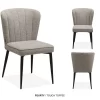 Dining Chair in Grey Fabric