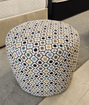 Orla Kiely Conway Small Stool, Cover Mini Spot Flower Spring